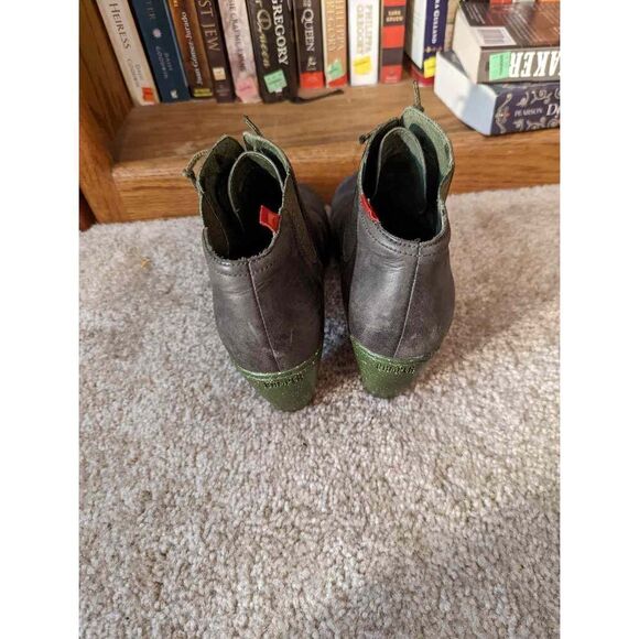 CAMPER dark green leather ankle boot sz 38.5 euc - Picture 6 of 6
